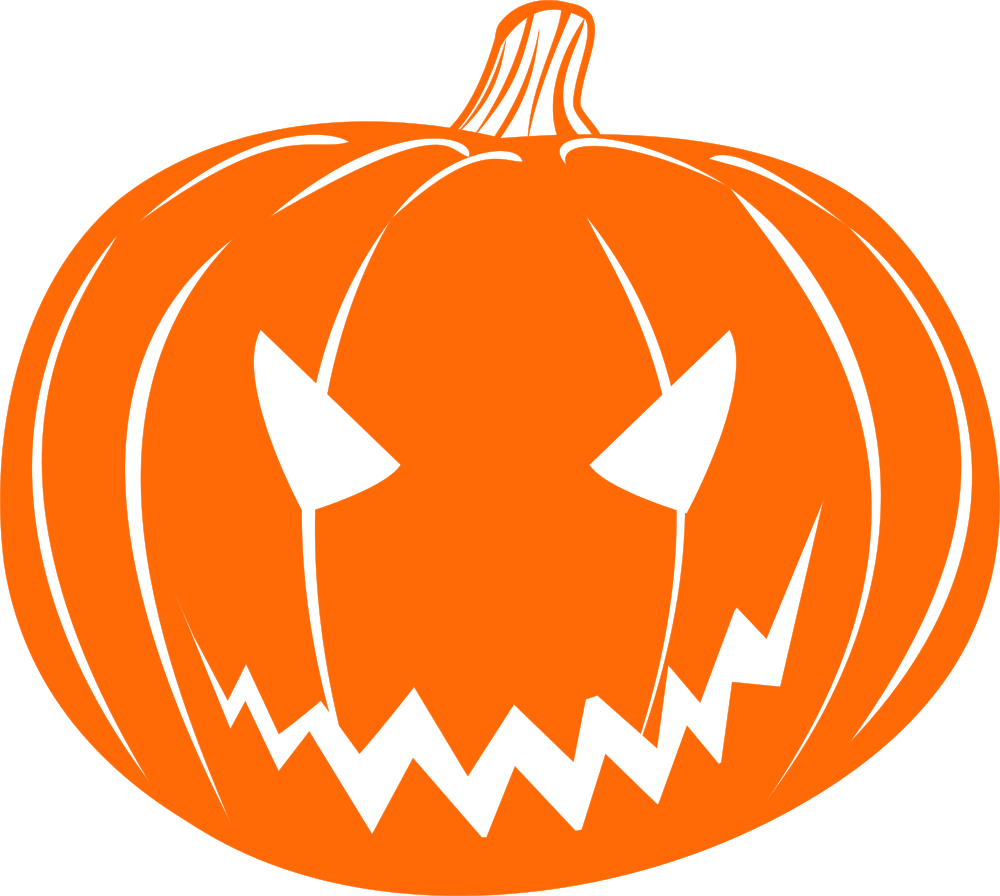 OnlineLabels Clip Art - Scary Jack-O-Lantern